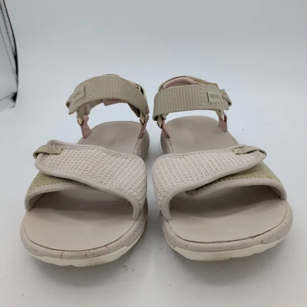 Merrell Bravada Backstrap Cord Wrap Women 6 Moon Beige Pink Sport Sandal J004538 - Image 3