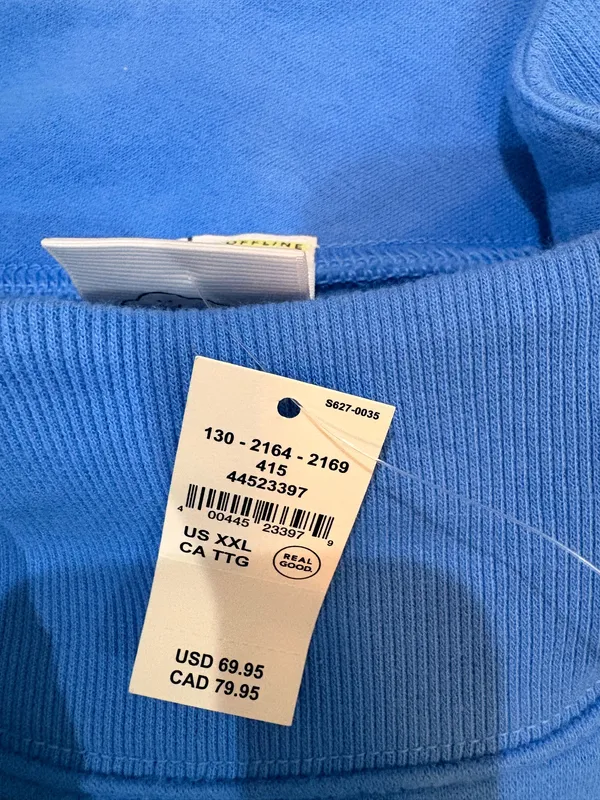 OFFLINE by Aerie Mock Neck sweatshirt blue size xxl - Image 4
