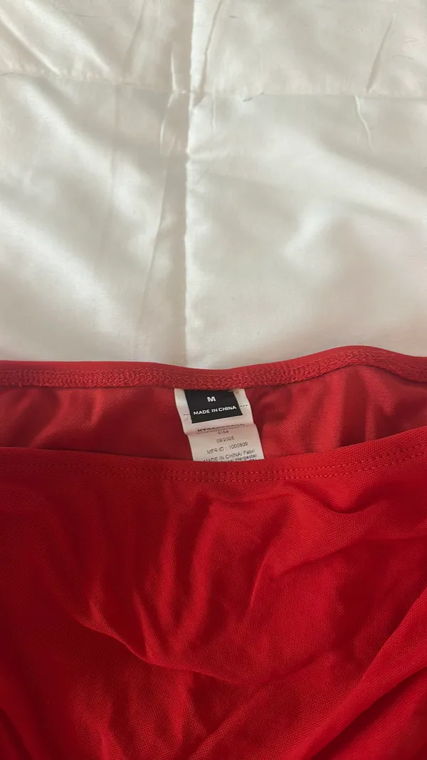 Shein Mini Skirt Red - Image 2