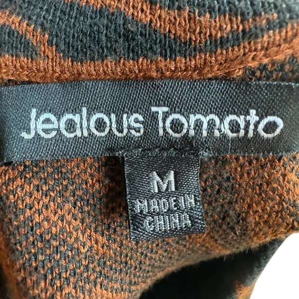 Jealous Tomato Long Sleeve Tiger Bodycon Sweater‎ Dress Sz M - Image 8