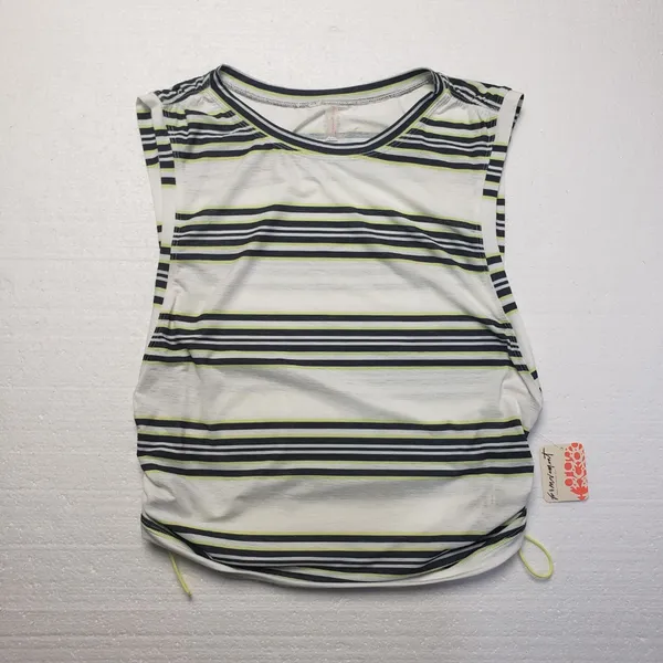 Free People Movement Women's Sport Mode Muscle Tank in Wave Stripe Black Combo size M NWT - Image 4