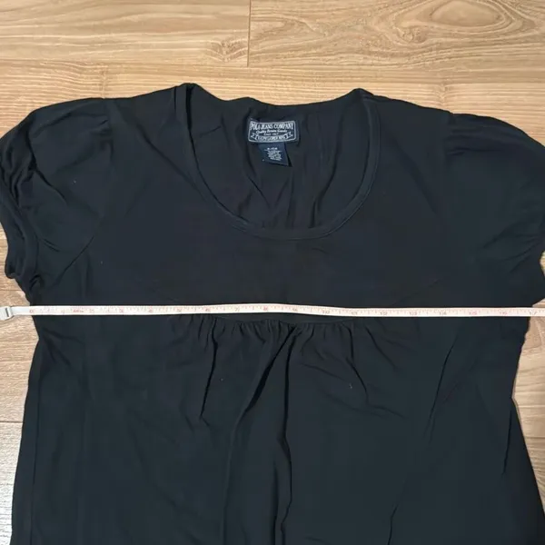 Vintage Polo Jeans‎ Company Black Short Sleeved Top Size Small - Image 4