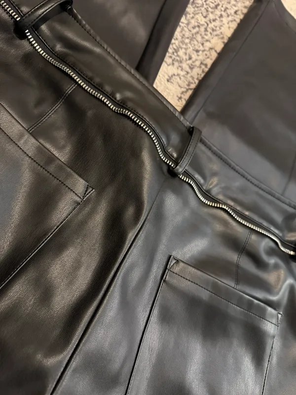Disturbia Faux Leather Pants - Image 5