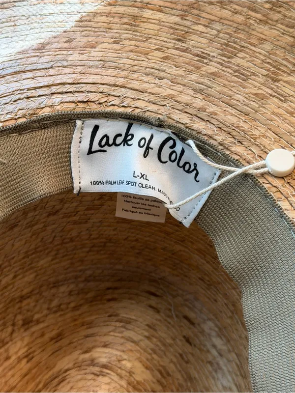 Lack of Color Palma Fedora Palm Leaf Hat L/XL - Image 4