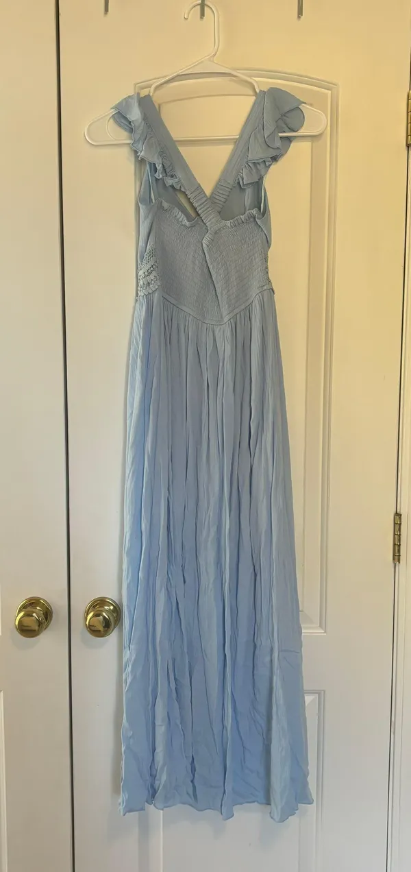 Japna Blue Maxi Dress - Image 6