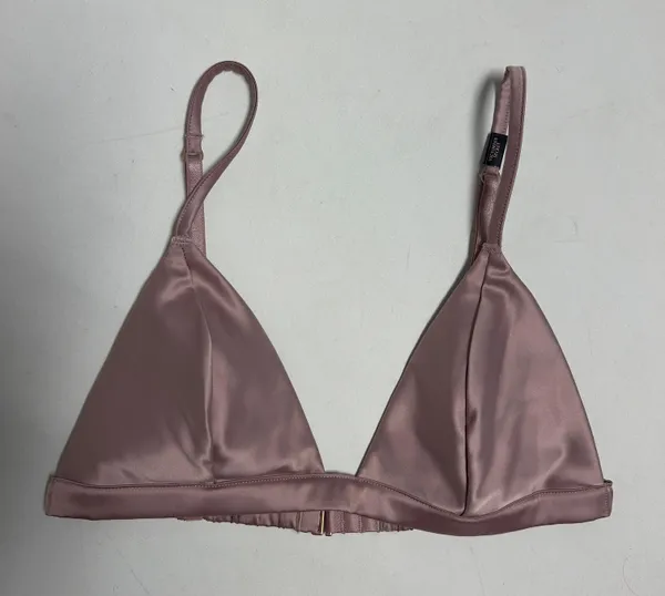 Victoria's Secret Luxe Satin Triangle Bra NWT - Image 2