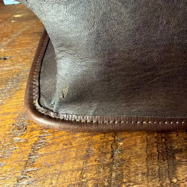 RARE Coach 1970's Vtg Brown Leather Bonnie Cashin Sm Briefcase Bag Made in NYC! - Image 6