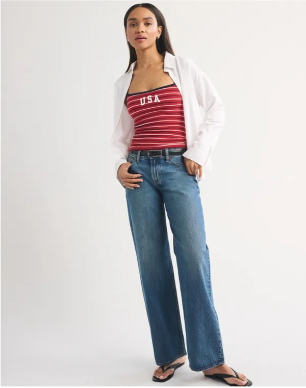 Abercrombie & fitch bra free 90s USA tank top - Image 3