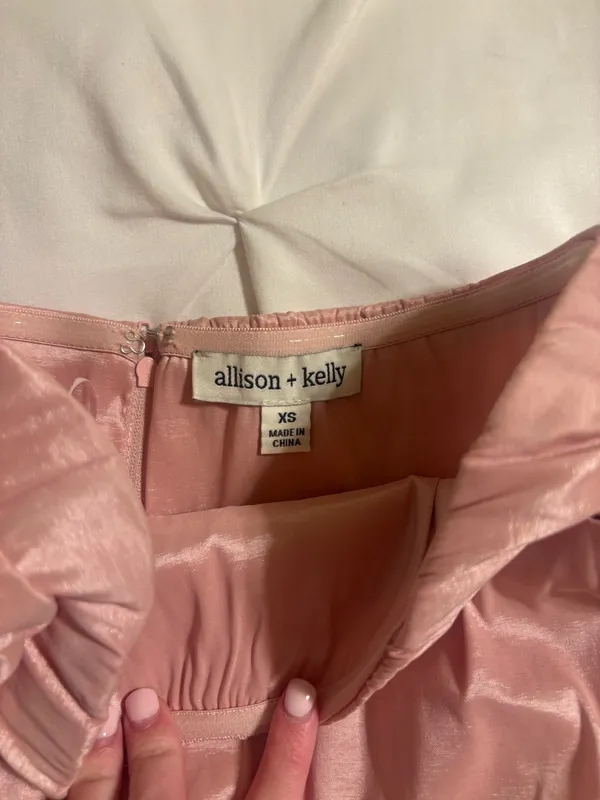Dillards, Mini, Formal Dress,Light Pink, Worn Once,XS - Image 4