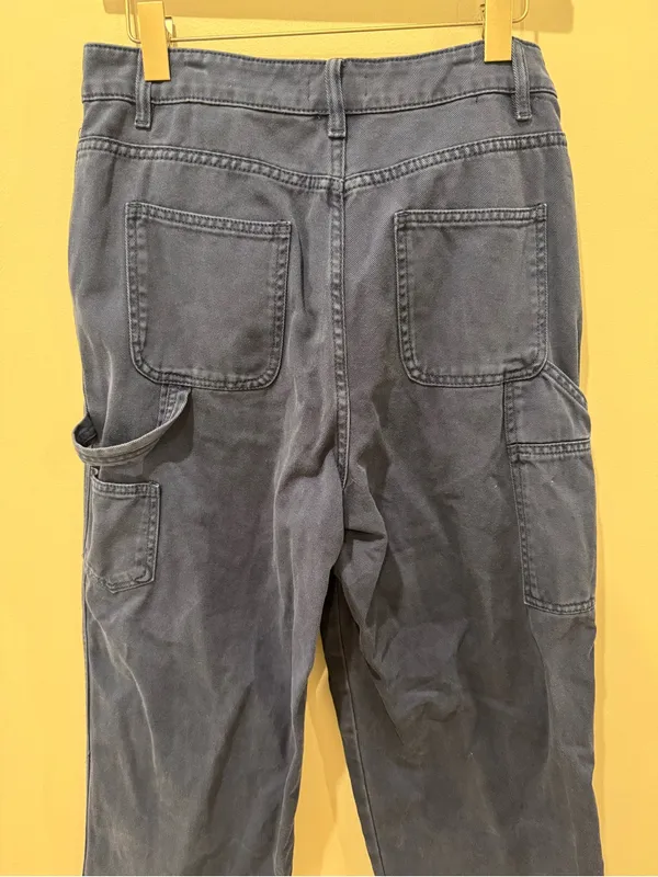 New! Betty Chow LA Size 27 Wide Leg Utility Carpenter Pants - Image 3