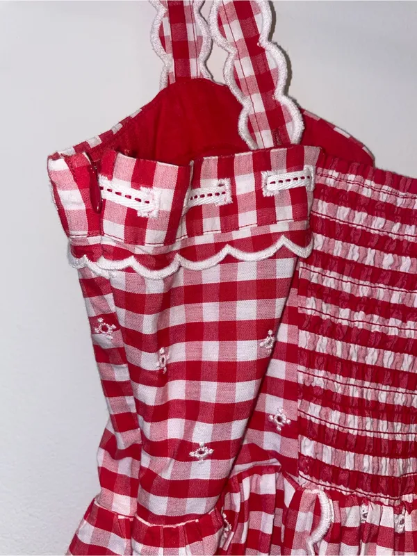 NWT Anthropologie Sleeveless Sweetheart Gingham Midi Dress - Image 6