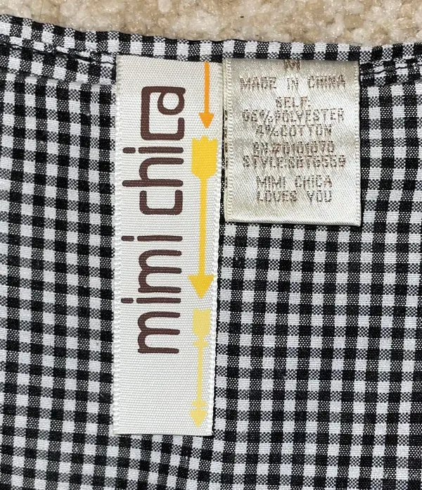 Ruffle Trim Gingham skirt - Image 9