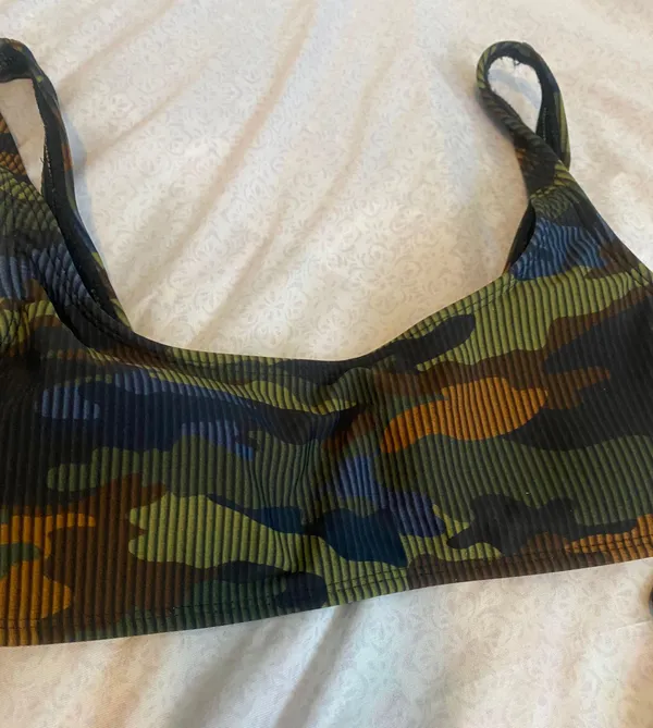 No Boundaries camo swimsuit top - Image 3