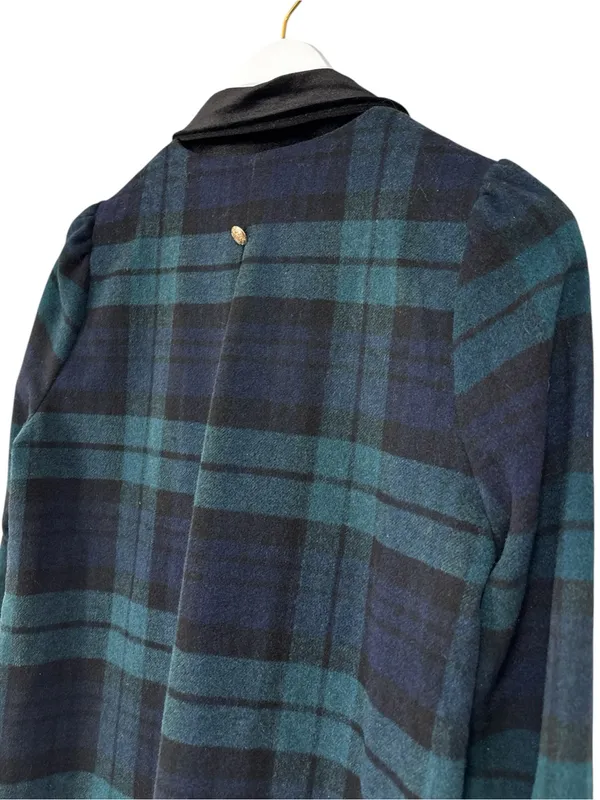 Tuckernuck Blackwatch Twiggy Plaid Wool Blend Dress Size Small Women - Image 11