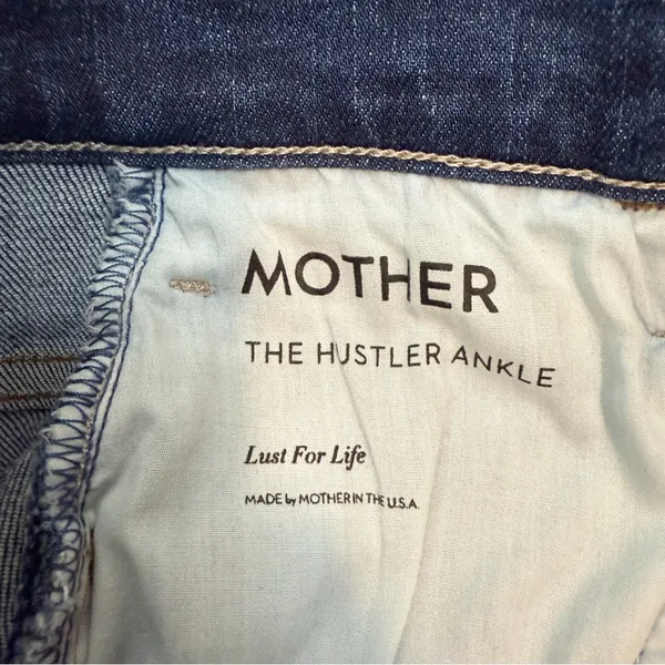 Mother The Hustler Ankle Frayed Bootcut Kick Flare Jeans‎ Lust for Life Size 23 - Image 13