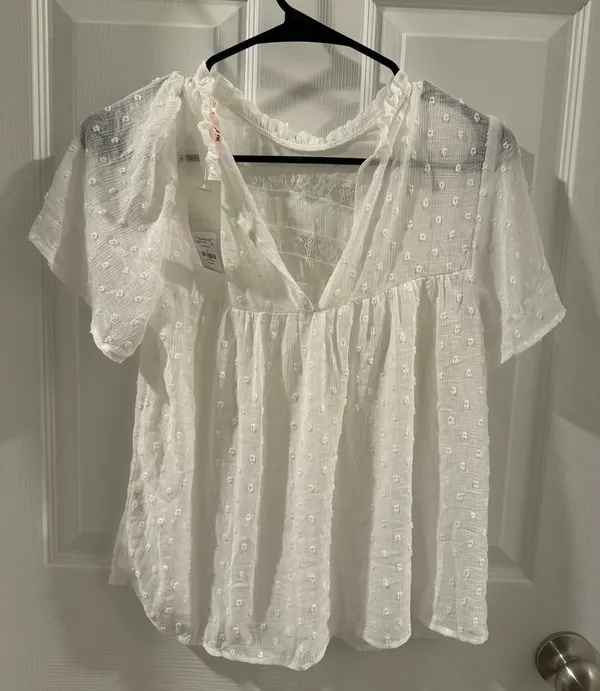 Francesca's White Blouse - Image 2