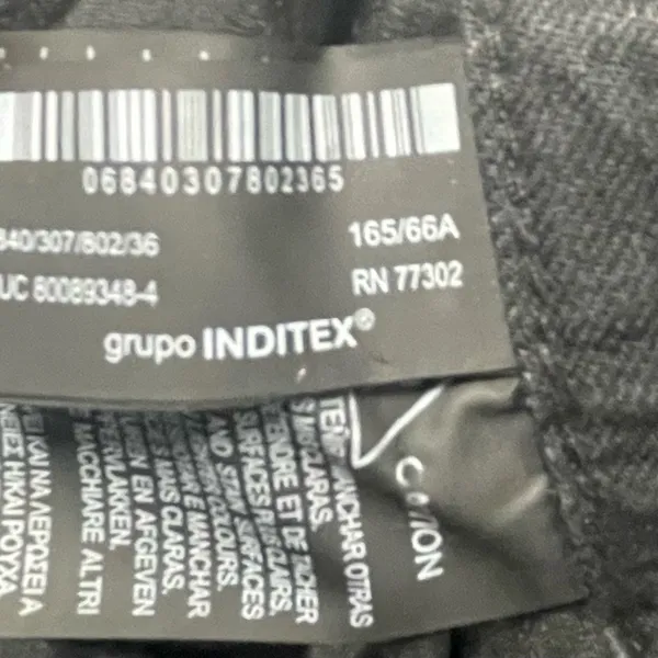 Zara Charcoal Denim Jeans NWOT - Image 5