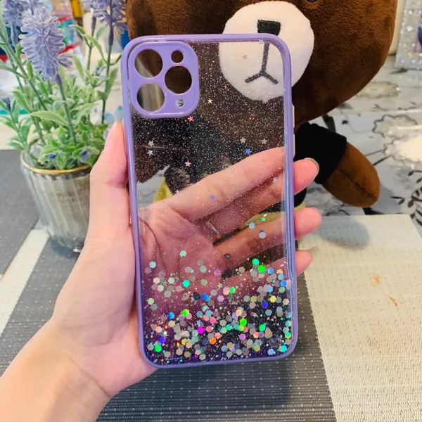 iPhone XR Clear Glitter Case - Image 5