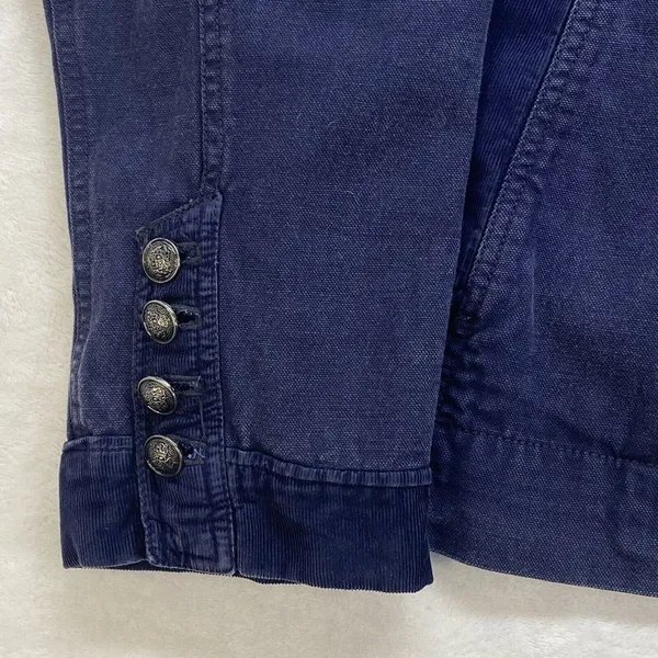 New Free People We The Free Jacket Womens small Viva Surplus in Starless‎ Sky - Image 2