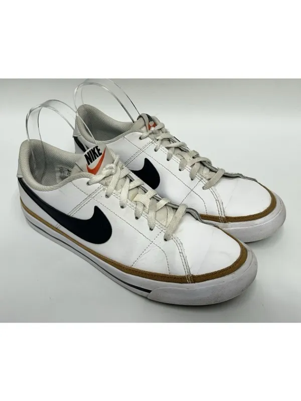 Nike Court Legacy GS Shoes 6.5Y /womens 8 White Desert Ochre Sneakers DA5380-102 - Image 2