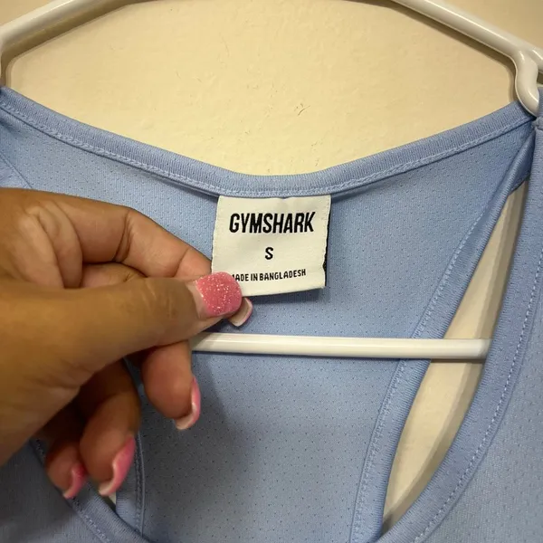 Gymshark Periwinkle Mesh Relaxed Tank Small Women - Image 3