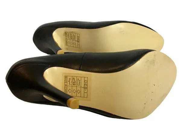 Classic Black Pumps Size 6 - Image 5
