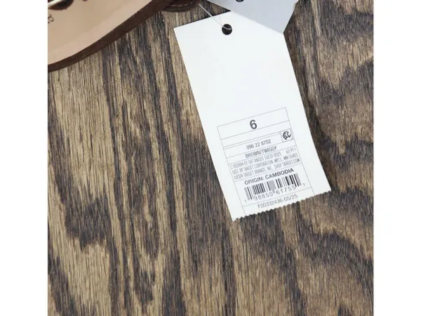 NWT A New Day Twiggy Multi Buckle Mini Heel Flats 94303755 Brown 6M - Image 10
