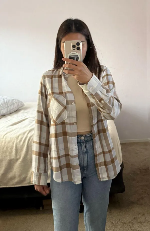 Flannel Button Shirt Abercrombie - Image 2