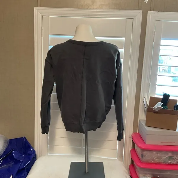 Port and Company Dark Gray Sweatshirt - Image 3