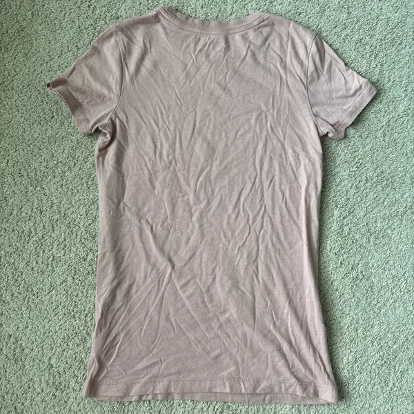 Aeropostale Pink Graphic Classic Crew Fitted Short Sleeve Tee - Image 4