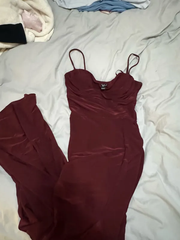 Windsor Dress Red Formal Long - Image 2