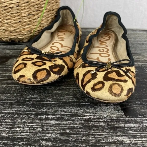 Sam Edelman Felicia Animal Print Slip On Ballet Flats 6.5 - Image 3
