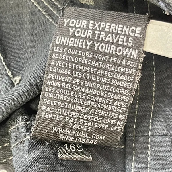 KUHL Womens Cargo Pants Size 8 Regular Gray Stretch Straight Leg Hiking Outdoor - Image 13