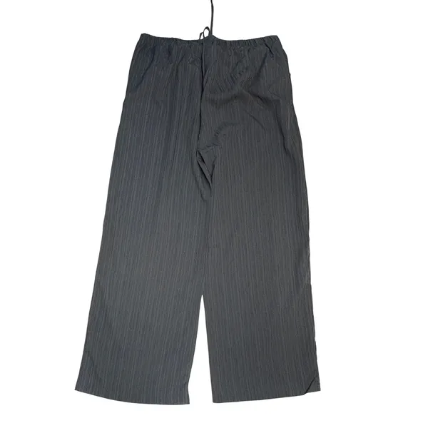 Women's Crinkle Wide Leg Slacks XXL Lightweight Summer Charcoal Gray NEW‎ - Image 8