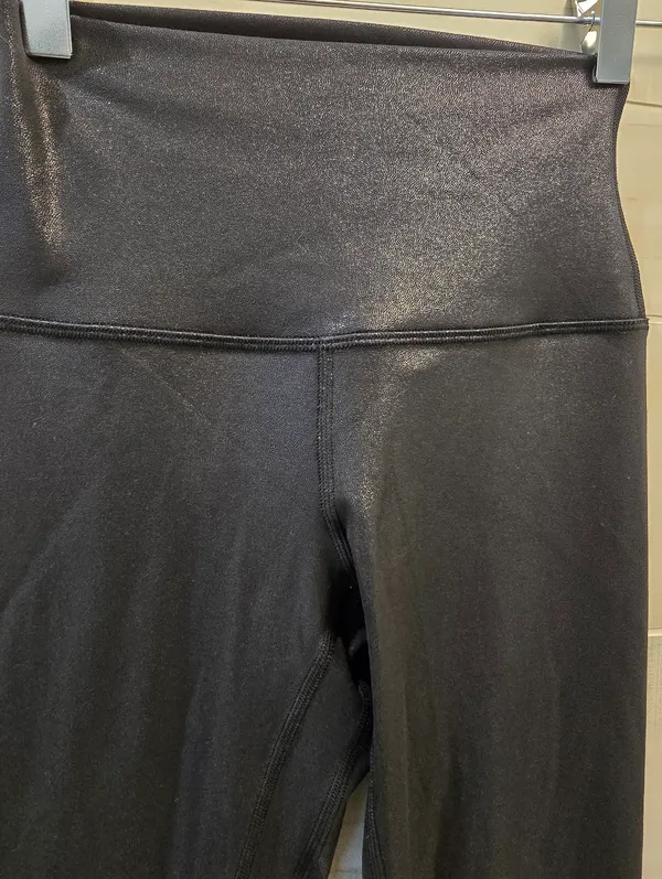 {2} Lululemon Align High Rise Pant Legging Tights Black Shine - Image 7