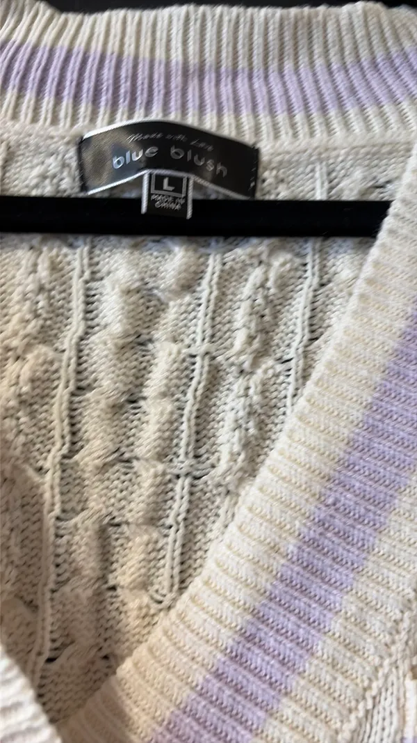 Blue Blush Sweater Vest - Image 2