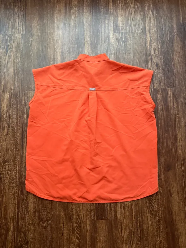 FIGS Women’s Sunset Orange Rafaela Oversized Scrub Top - Size M Nursecore - Image 2