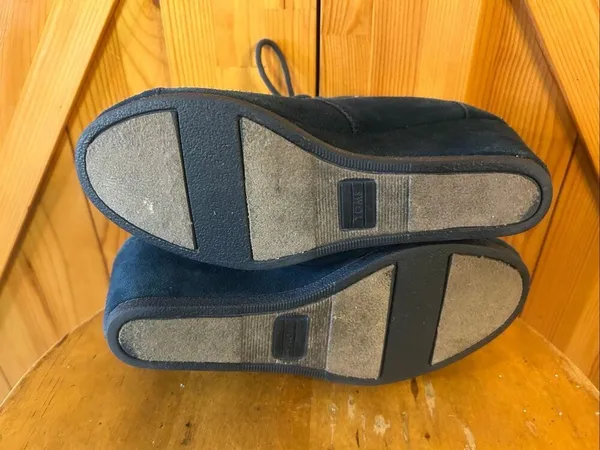 Toms Blue Suede Lace-Up Wedge Bootie Shoes Women's Size 6 - Image 7