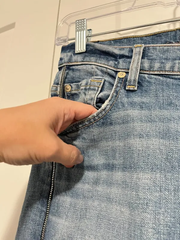 7 For All Mankind Size 29 Blue High Waist Josefina Boyfriend Jeans - Image 9
