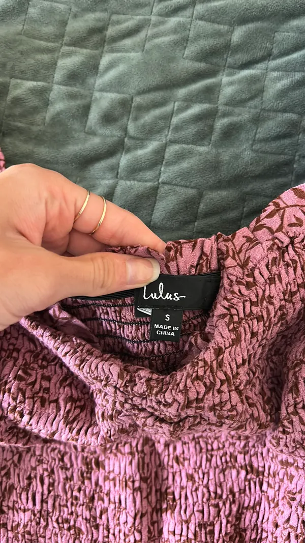 Lulus Blouse Long Sleeve Floral  - Image 2