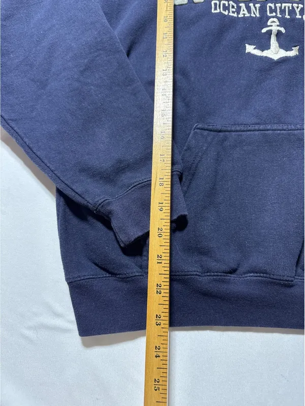 Vintage Ron Jon Ocean City MD Hoodie Embroidered Sweatshirt - Image 3