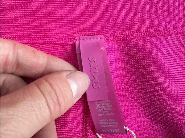 NWT Skims knit cheeky bikini bottoms hot pink - Image 5