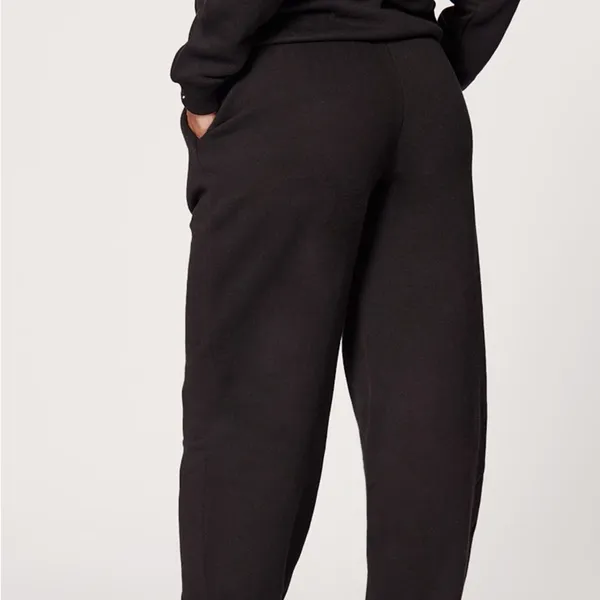 01PLT.- PRETTYLITTLETHING Plus Black EST 2012 Printed Jogger Size XL - Image 2