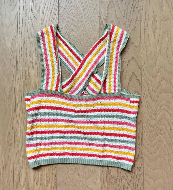 Princess Polly Criss Cross Multicolor Tank Top - Image 5