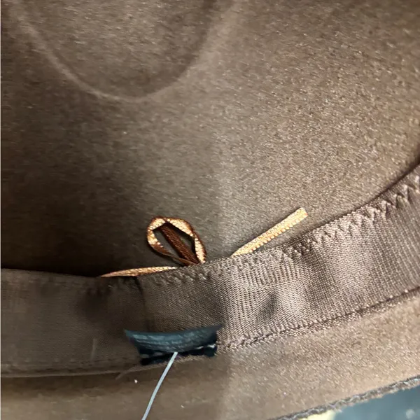 Brown Felt Hat with band - Image 7