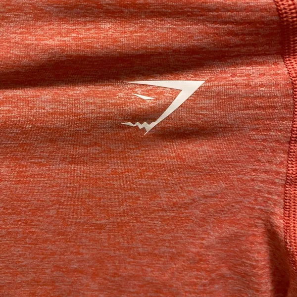 Gymshark Pink Vital Seamless Long Sleeve Crop Top Size Small - Image 3