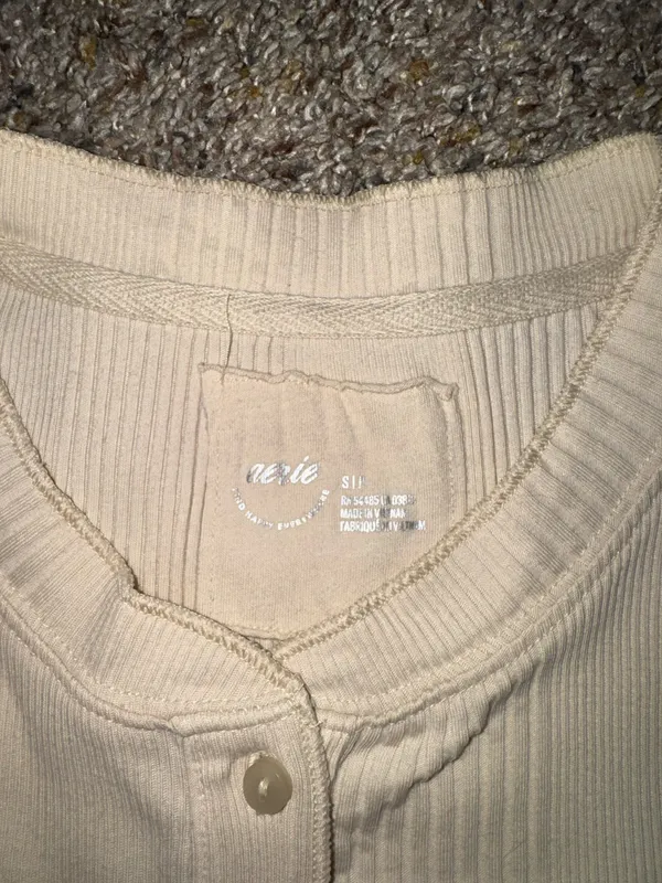 Aerie Ribbed Henley Long Sleeve - Image 3