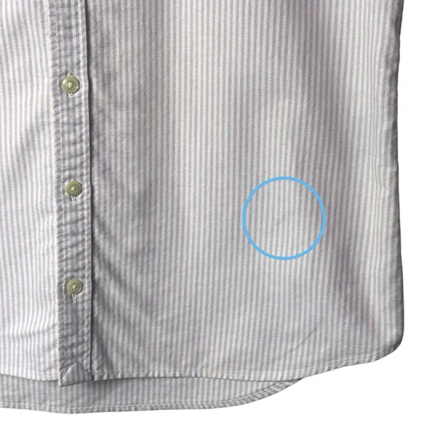 Ralph Lauren Sport 100% Cotton Flesh Pony Pink‎ White Stripe Tank Top Rodeo 6 - Image 6