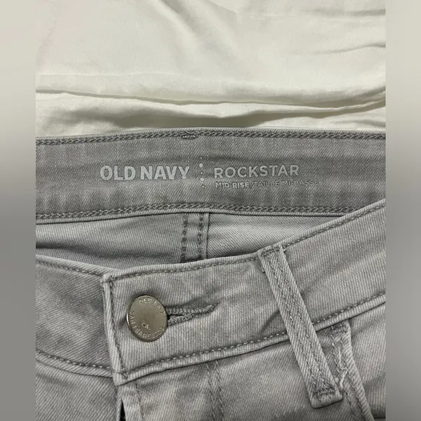 Old Navy Rockstar Jeans- Gray - Image 2