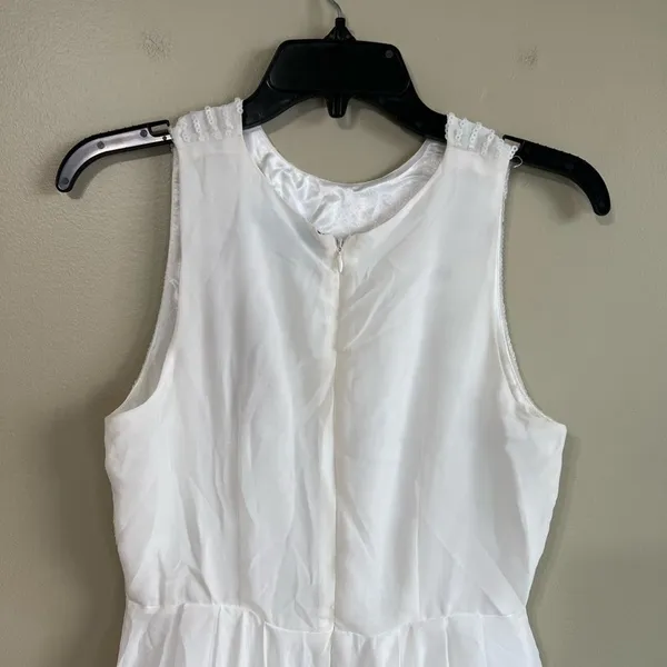 NWT Francesca’s white dress small‎ White - Image 7